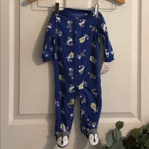 Baby Boy’s Fleece One Piece Pajama